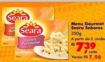 Big Box Menu gourmet seara sabores oferta