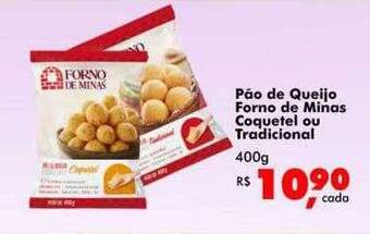 Big Box Pão de queijo forno de minas coquetel ou tradicional oferta