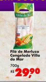 Big Box Filé de merluza congelado villa do mar oferta