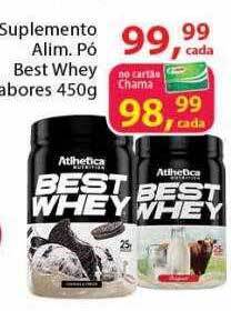 Suplemento alim. pó best whey sabores