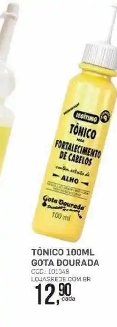 Tônico gota dourada