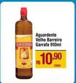 Max Atacadista Aguardente velho barreiro garrafa oferta