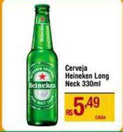 Max Atacadista Cerveja heineken long neck oferta