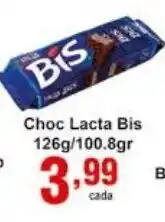 Rossi Supermercado Choc Lacta Bis 126g/ 100.8g oferta
