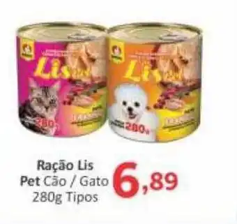 Panelão Ração lis pet cão gato tipos oferta