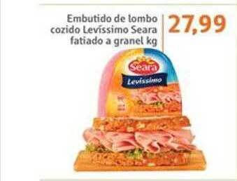Sonda Embutido de lombo cozido levissímo seara fatiado a granel kg oferta