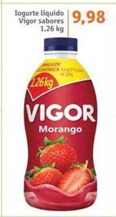 Sonda Iogurte líquido vigor sabores oferta