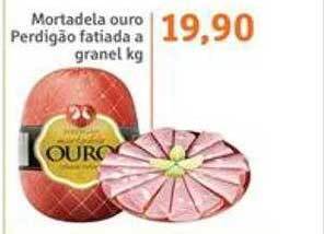 Mortadela ouro perdigão fatiada a granel kg