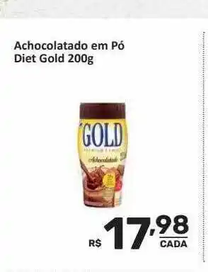 Super Luna Achocolatado em pó diet gold oferta