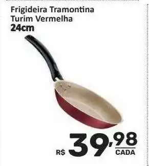 Frigideira tramontina turim vermelha