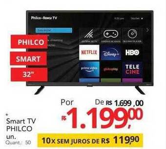 Supermercados Koch Smart tv philco oferta