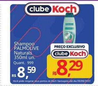 Supermercados Koch Shampoo palmolive naturals oferta