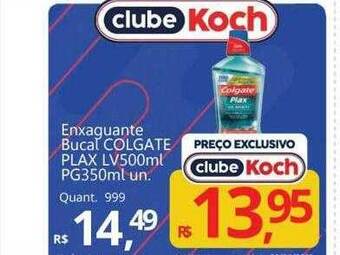 Supermercados Koch Enxaguante bucal colgate plax= oferta