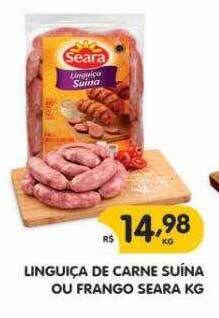 Supermercados Real Linguiça de carne suina ou frango seara kg oferta