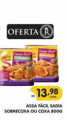 Supermercados Real Assa facil sadia sobrecoxa ou coxa oferta
