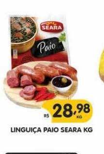 Supermercados Real Linguiça paio seara kg oferta