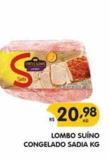 Supermercados Real Lombo suino congelado sadia kg oferta