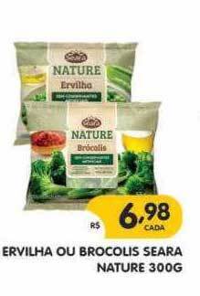 Supermercados Real Ervilha ou brocolis seara nature oferta