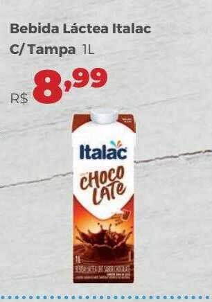 Villarreal Supermercados Bebida láctea italac c-tampa oferta