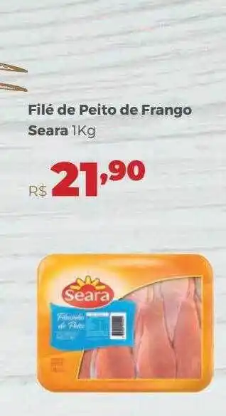 Villarreal Supermercados Filé de peito de frango seara oferta