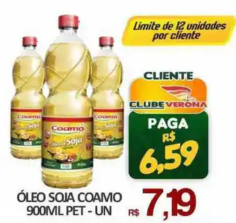 Verona Supermercados óleo Soja Coamo Pet 900ml oferta