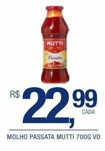 DB Supermercados Molho passata mutti 700g vd oferta