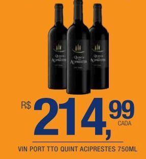 DB Supermercados Vin port tto quint aciprestes 750ml oferta