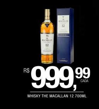 DB Supermercados Whisky the macallan 12 700ml oferta