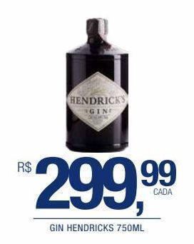 DB Supermercados Gin hendricks 750ml oferta