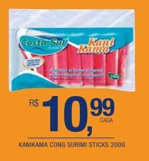 DB Supermercados Kanikama cong surimi sticks 200g oferta