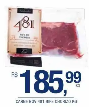 Carne bov 481 bife chorizo kg