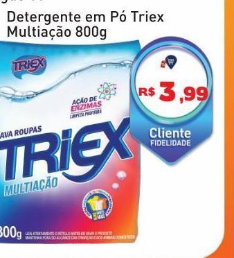 Tonin Superatacado Detergente em pó triex multiação 800g oferta