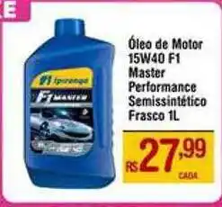 Óleo de motor 15w40 f1 master performance semissintético frasco