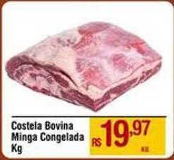 Max Atacadista Costela bovina minga congelada kg oferta