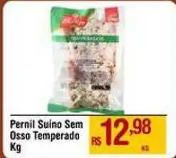 Max Atacadista Pernil suino sem osso temperado kg oferta