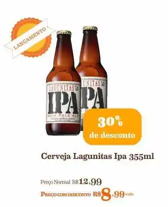 Mercadinhos São Luiz Cerveja lagunitas ipa 30% de desconto oferta
