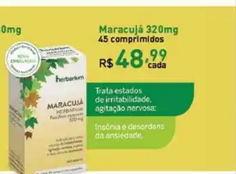 Maracujá 320mg 45 comprimidos