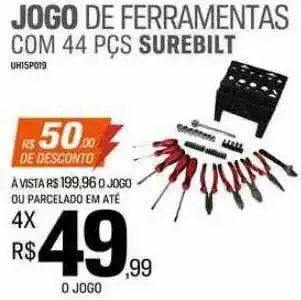 AutoZone Jogo de ferramentas com 44 pçs surebilt oferta