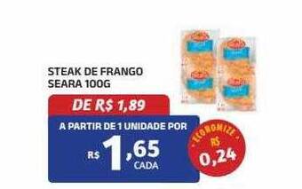 Bahamas Mix Steak de frango seara oferta