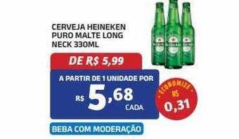 Bahamas Mix Cerveja heineken puro malte long neck oferta