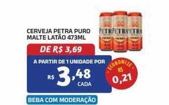 Bahamas Mix Cerveja petra puro malte latão oferta