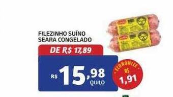 Bahamas Mix Filezinho suíno seara congelado oferta