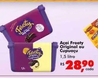 Açaí frooty original ou cupuaçu