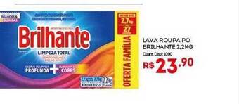 Bistek Supermercados Lava roupa pó brilhante oferta