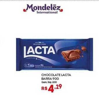 Bistek Supermercados Chocolate lacta barra oferta