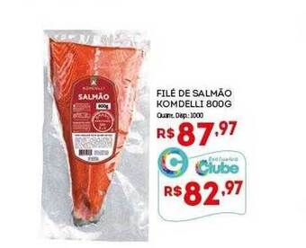 Bistek Supermercados Filé de salmão komdelli oferta