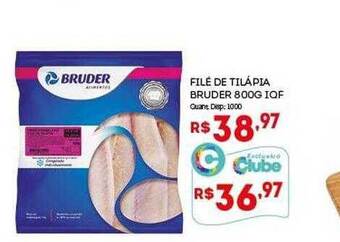 Bistek Supermercados Filé de tilápia bruder iqf oferta
