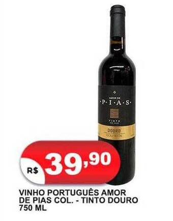 Bramil Supermercados Vinho português amor de pias col - tinto douro oferta