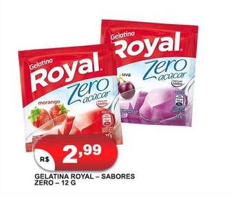 Bramil Supermercados Gelatina royal - sabores zero oferta