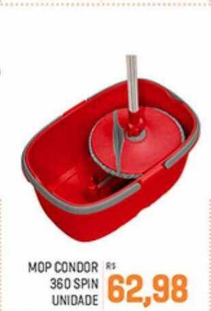 Cidade Supermercados Mop condor 360 spin oferta